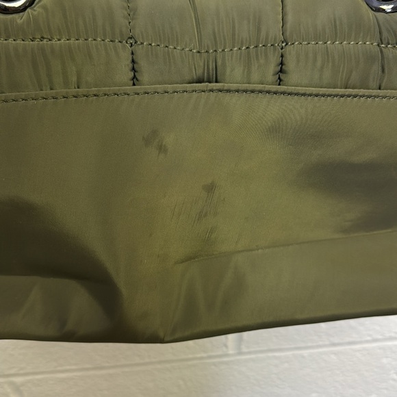 INC International Concepts Green and Cream Quilted Shoulder Bag - Picture 7 of 12